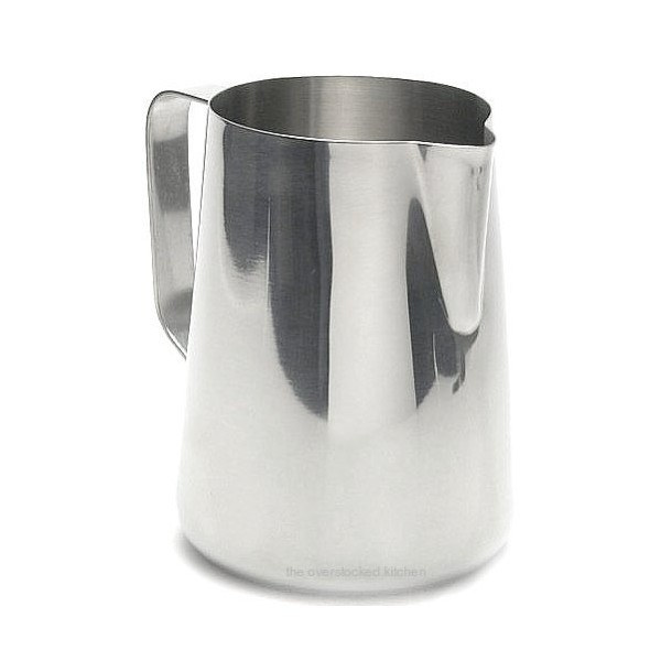New 20 oz. Espresso Coffee Milk Frothing Pitcher, Stainless Steel,