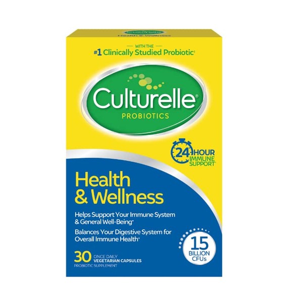 Culturelle Natural Health & Wellness Capsules 30 ea (Pack of 2)