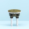 HOROW Gold Flush Button for HWMT-8733 & T0338W Toilet Series,