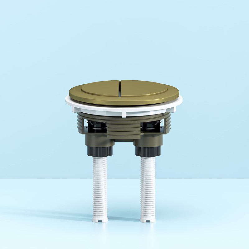 HOROW Gold Flush Button for HWMT-8733 & T0338W Toilet Series,