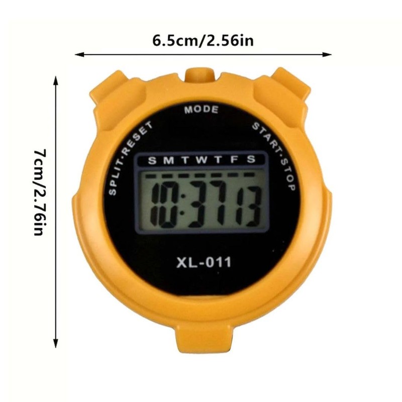 Digital Sports Stopwatch Timer, Multi-Function Large Display Stopwatch With Countdown