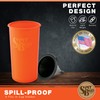 Spit Bud Original Hunter Orange Spittoon For Chewing - Portable