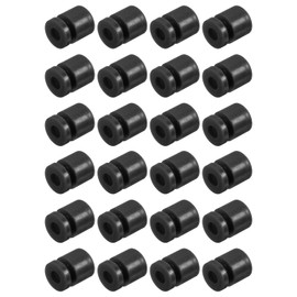 MECCANIXITY RC Anti Vibration Rubber Balls for RC F4 F7 Flight Controller M2x6mm Shock Absorption Balls (Black), Pack of 24