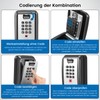 Key Safe with Number Code Outside, 12 Digit Key Safe,