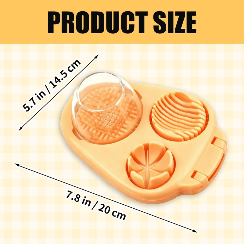 3 in 1 Egg Slicer for Hard Boiled Eggs with