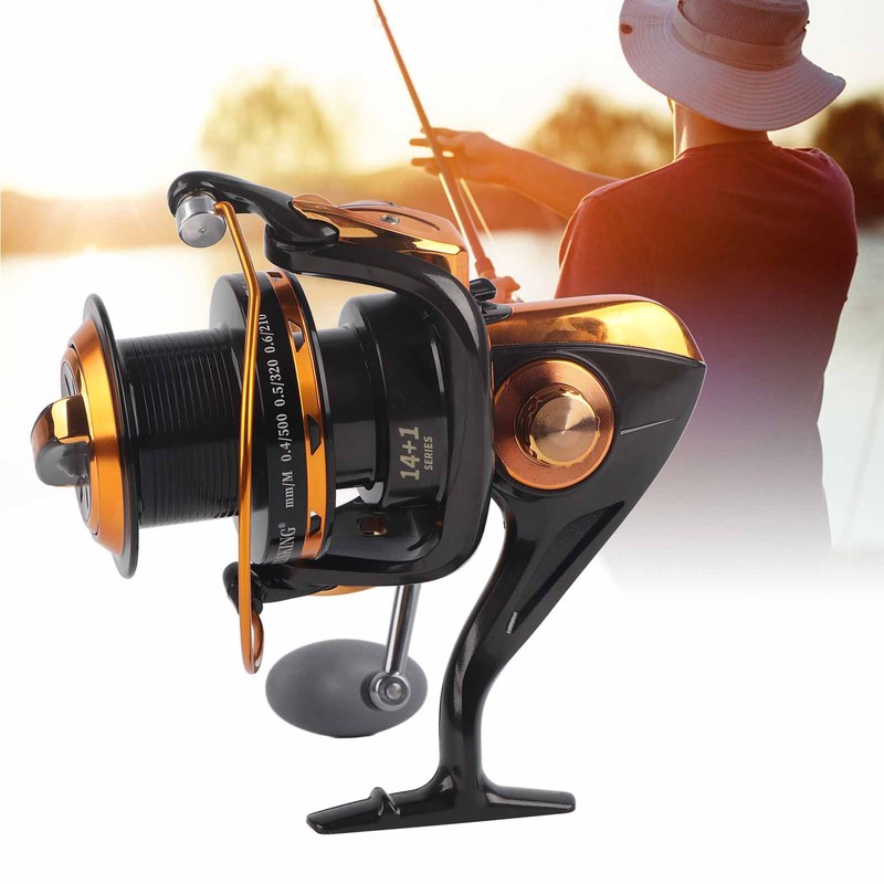 14+1BB High Speed Metallic Casting Spinning Sea Fishing Reel Wheel