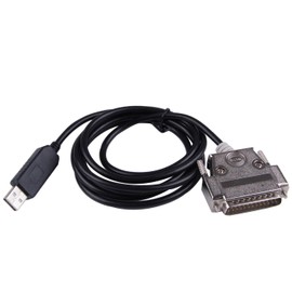 Mendouconert USB to RS232 DB25 Serial Adapter Cable for Fanuc CNC DNCLINK Configuration Copy Setting (16ft)