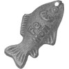 Pez de Hierro para Cocinar, Utensilio de Hierro, Plata