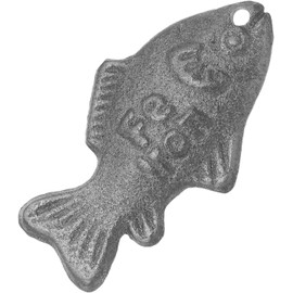Pez de Hierro para Cocinar, Utensilio de Hierro, Plata