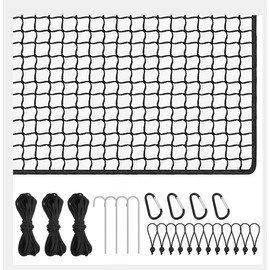 TBNUMBI Golf Net Sports Backstop Net Hitting Net for Golf, Baseball, Hockey, Soccer 10 x 10Ft/10 x 15Ft/10 x 20Ft/10 x 25Ft/15 x 15Ft/15 x 20Ft (10 x 10Ft)