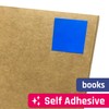 1200 Pack - 25mm Square Coloured Labels Stickers, 10 Colours