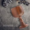 VIFERR Wooden Goblet Vintage Wooden Wine Goblet First Class Natural