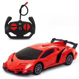 Children s Electric Remote Control Car Rechargeable Four Channel Simulation Sports Car Police Car Toy RC Racing Model Toy