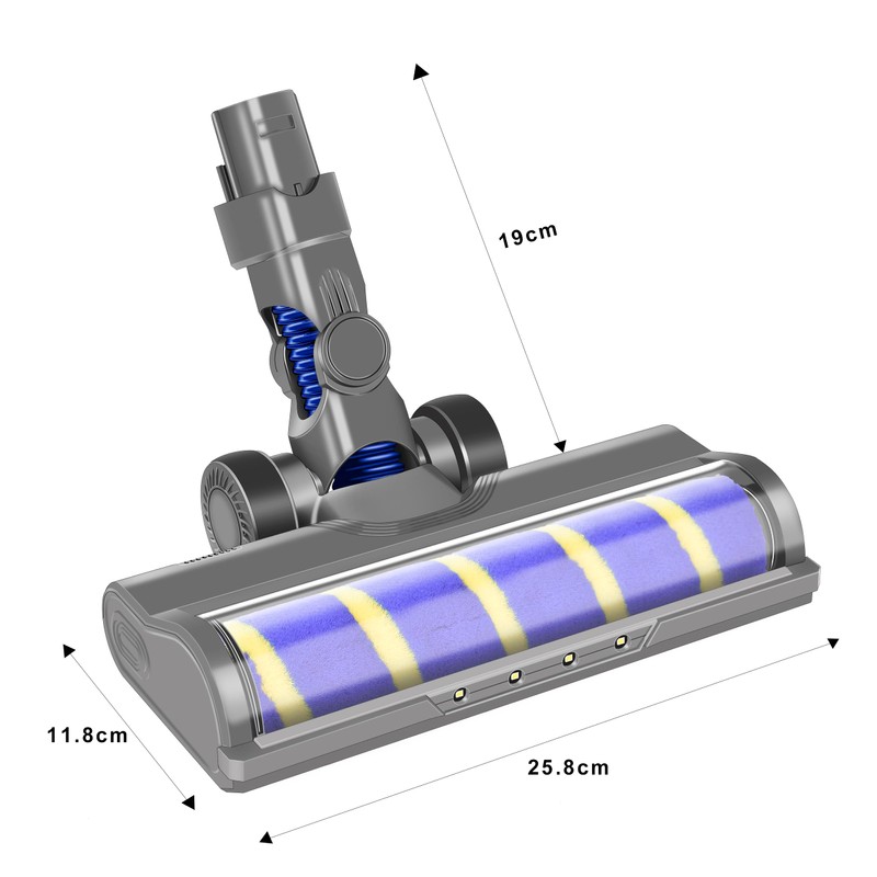 Italdos Motorized Electric Turbo Brush Compatible with Dyson V6 DC62
