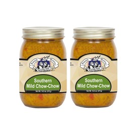 Amish Wedding Foods Southern Mild Chow Chow (2) 14.5 OZ Glass Jars