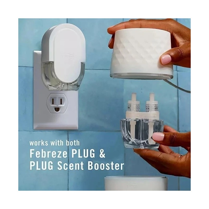 Febreze PLUG Scent Booster Kit, CALM Lavender + Vanilla Bean