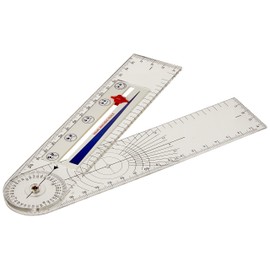Gima - Goniometer with Pain Scale Ruler, Size 203 x 45 mm