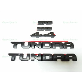Toyota OEM 5PCS BLACKOUT EMBLEMS OVERLAY KIT Fit For 2014-2020 TOYOTA TUNDRA PT948-34181-02