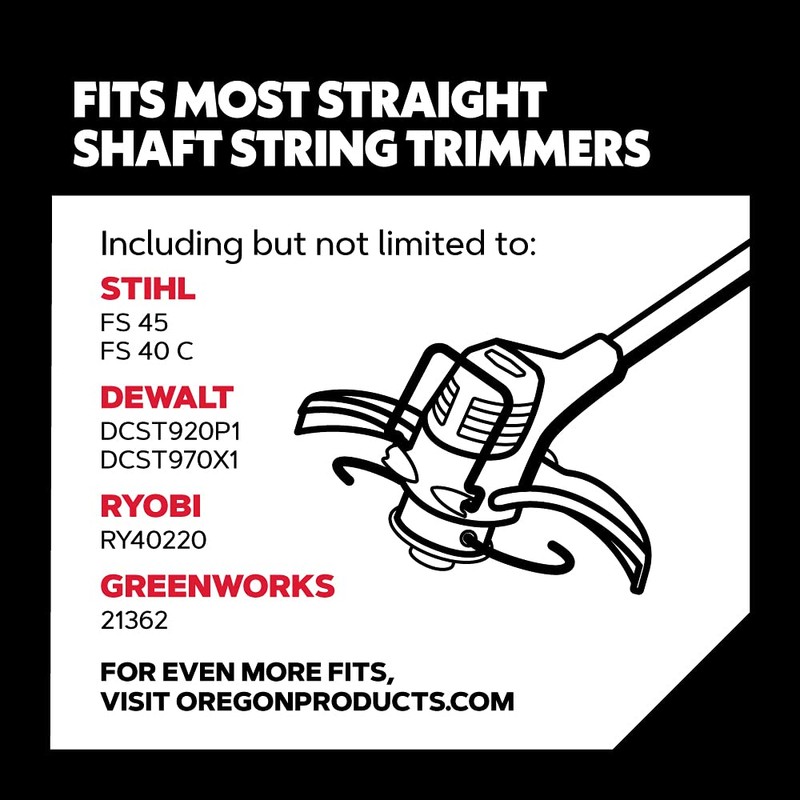 Oregon 22-870 Heavy-Duty Professional Magnum Gatorline Square String Trimmer Line