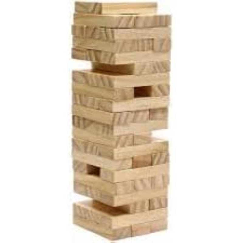 Classic Games Tumbling Tower Stacking Game by Ambassador Premium Quality