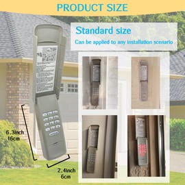 877Max Wireless Garage Door Opener Keypad, Remote Garage Door Opener Entry System Compatible with All Models of Liftmaster Garage Door, Replaces 878max 376Lm 377Lm 977Lm 877Lm, etc. 10 Year Warranty