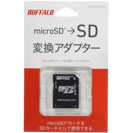 BUFFALO Micro SD Card to SD Card Converter Adapter BSCRMSDA
