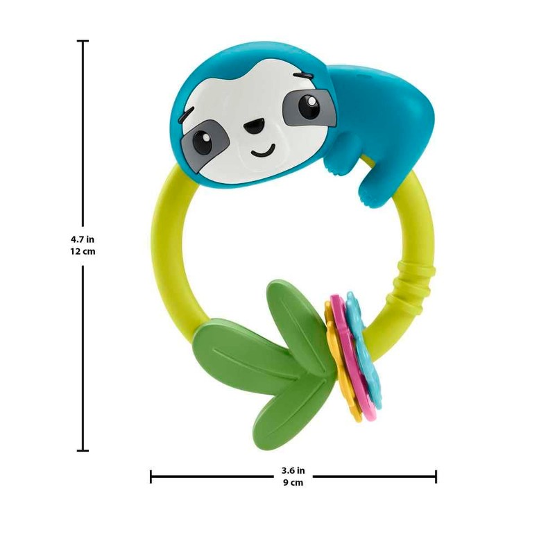 Fisher-Price Mattel Animal Rings Assorted Models, Multicolor (HJW11)
