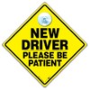 iwantthatsign.com New Driver Please Be Patient Autoschild, 14 cm x