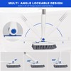 Tile Tub Scrubber Brush with 52-inch Adjustable Long Handle 3-in-1