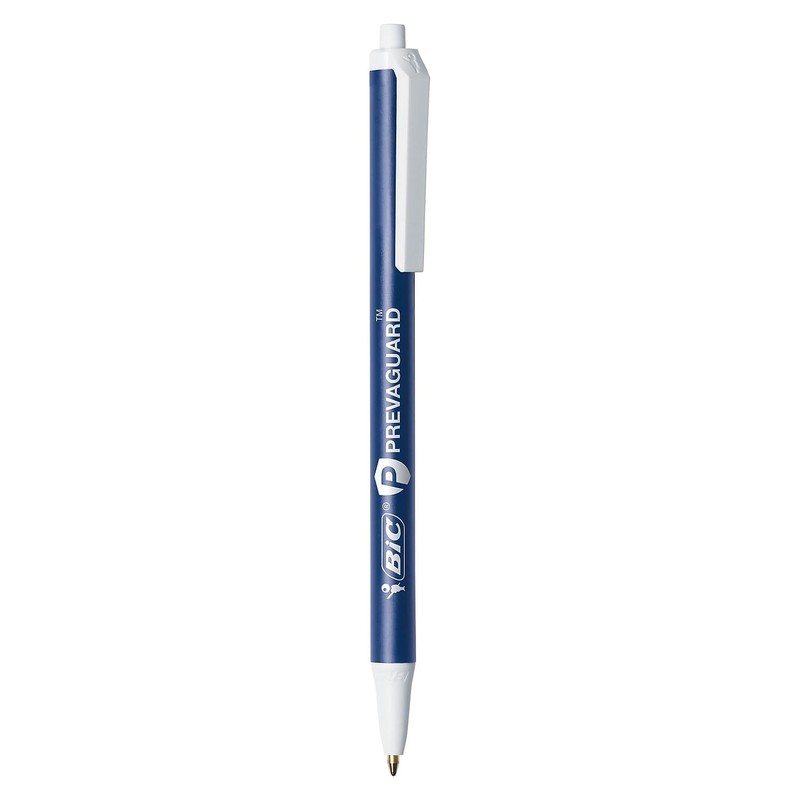BIC PrevaGuard Clic Stic Ballpoint Pens with Antimicrobial Additive, Medium