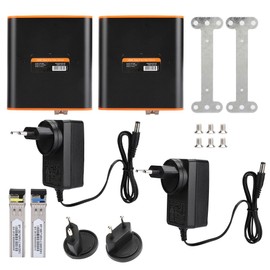 Measy OPT882 HDMI Fiber Optic Media Extender Transmitter Receiver 1080P Singlemode SC/FC 20kmEU 110-240V