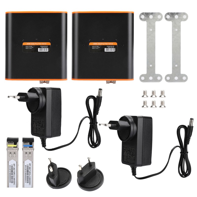 Measy OPT882 HDMI Fiber Optic Media Extender Transmitter Receiver 1080P