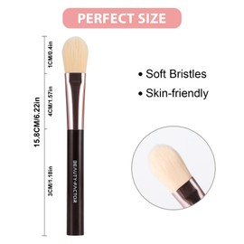 Facial Mask Application Brush，Soft Bristle Face Mask Applicator | Skincare Enhancer | Cosmetic Tools with Fiber Brush Head for Mud, Clay Mask, DIY, Gels, Modeling Mask, Body Lotion, and BB Cream