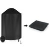 Grill Cover for Weber Barbecue with Handle, Kettle BBQ Cover