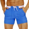 MAGNIVIT Men's Swimming Shorts with Pockets Breathable Trunks for Men