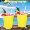 VIDETOL 120 Pcs Paper Party Cups, 250ml/9oz Multicolor Party Cups,