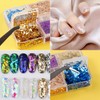 3 Boxes Gold Leaf Nail Art Gold Foil Nails Set