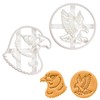 Falcon Cookie Cutters (Shapes: Face and Flyer), 2 Pieces