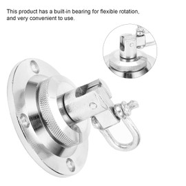 SUNGOOYUE Speed Bag Swivel, Stainless Steel Boxing Ball Swivel with 360° Ball Bearing, Speed Bag Mount Hardware Kit for Boxing Training, Combined Fitness Products