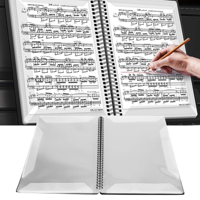 Sheet Music Folder A4 Size ABS Waterproof Music Sheet File