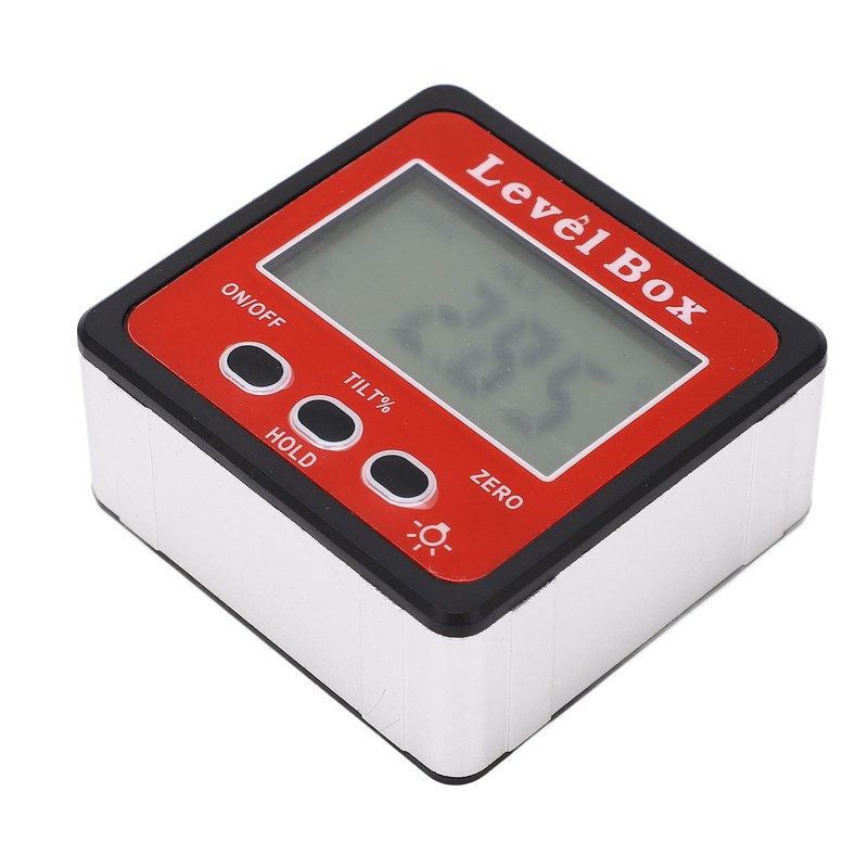 Digital Level Box Accurate Magnetic Portable Size Protractor Inclinometer for