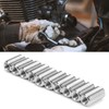 10Pcs Repair Nut Slotted Stainless Steel Thread Extension Reduce Sleeve