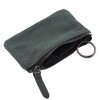 Velour Key Case with Key Ring & Metal Chain -