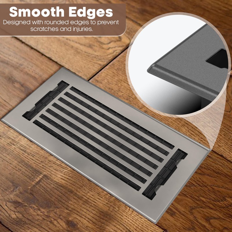 GREATER GRATES Premium Metal HVAC Vent Cover for Floor, Wall