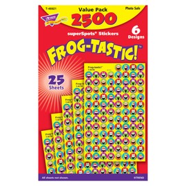 Trend Enterprises Inc. T-46921 Frog Tastic Superspots Reward Stickers Value Pack