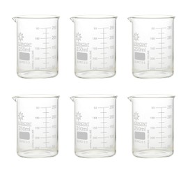 Sciencent Glass Beaker Sets (250mlX6)
