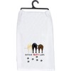 MEIKIUP Funny Dog Butt Kitchen Towel Labrador Dog Lover Gift