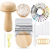 Jexine Mini Darning Mushroom for Socks 14 Hooks Small Speedweve