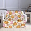 Cookies and Milk Throw Blanket is Super Soft and Warm,The
