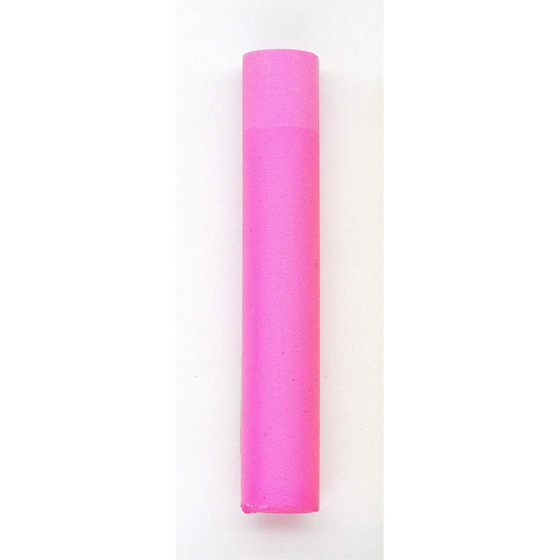 Nippon Rikaku Dustless Fluorescent Chalk, DCK-72-R, Red, 72 Count